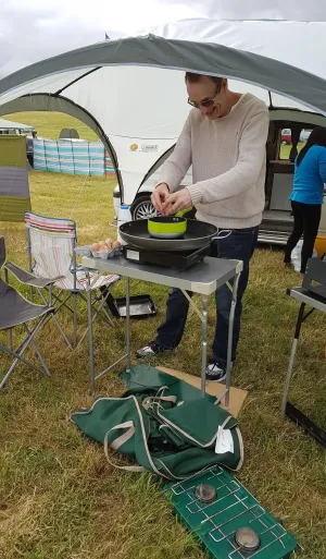 Paul Cooking Eggs